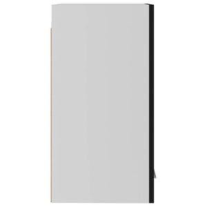 Schwarzer Hängeschrank 60 cm