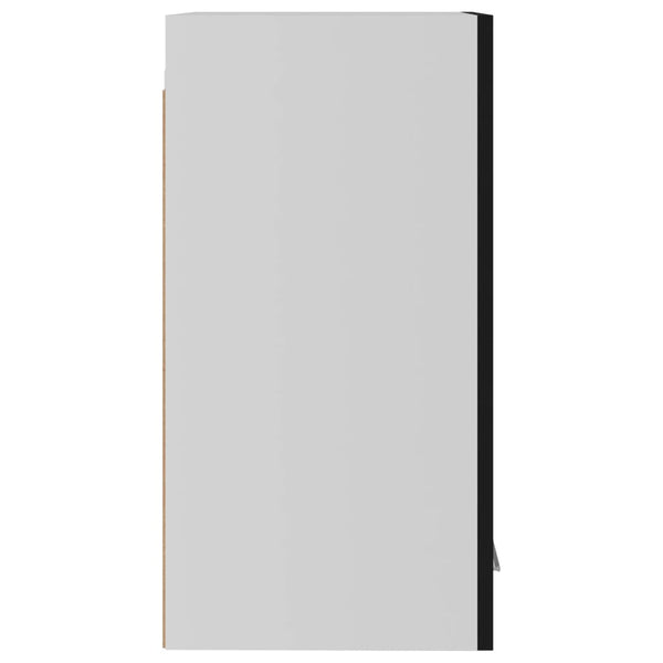 Schwarzer Hängeschrank 60 cm