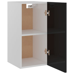 Hochglanz Schwarz Hängeschrank 60cm