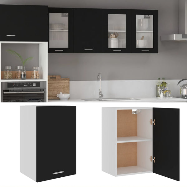 Schwarzer Hängeschrank Lyon, 39,5 cm
