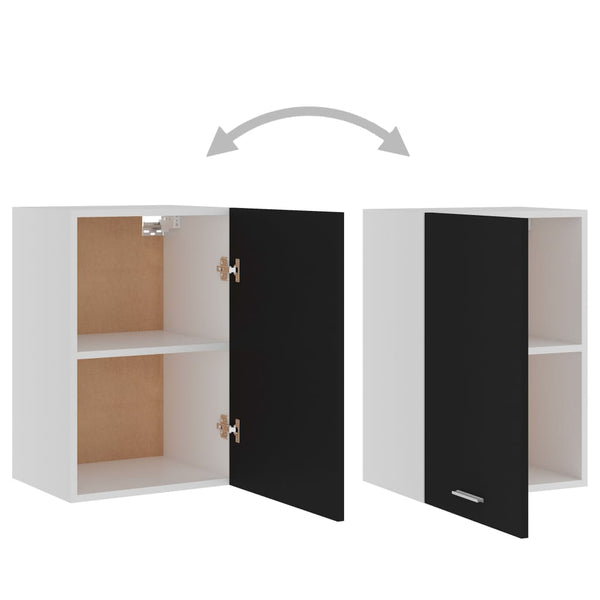 Schwarzer Hängeschrank Lyon, 39,5 cm