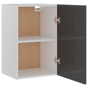 Hochglanz Grau Hängeschrank 60cm