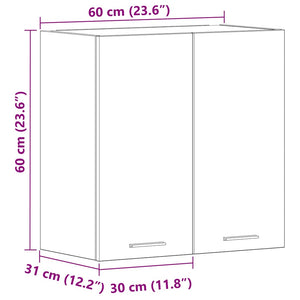 Hängeschrank Lyon Weiß 60 cm