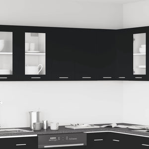 Hängeschrank Lyon Schwarz 60 cm