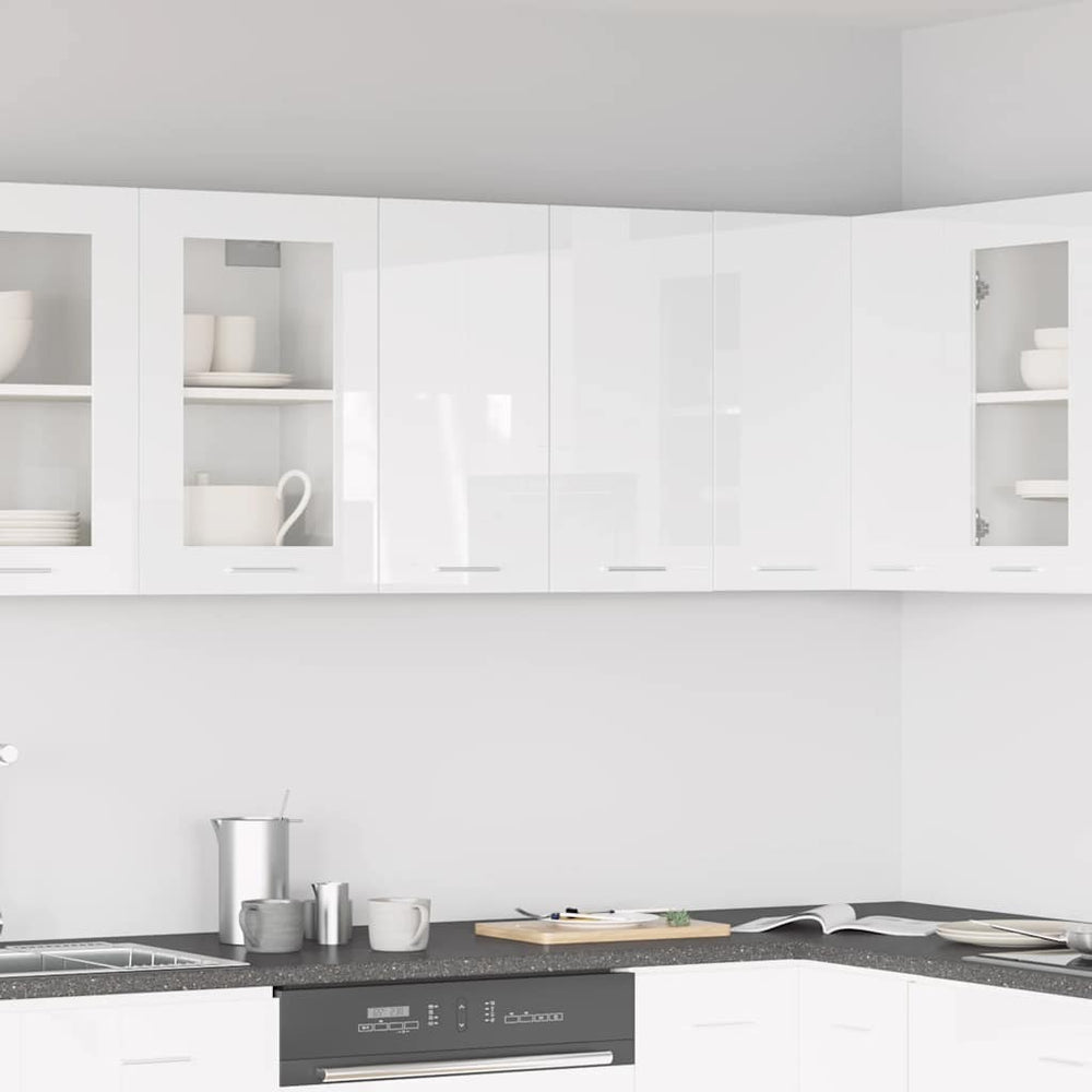 Hängeschrank Lyon Hochglanz Weiß 60 cm
