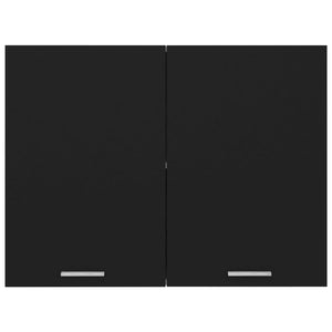 Hängeschrank Lyon Schwarz 80 cm