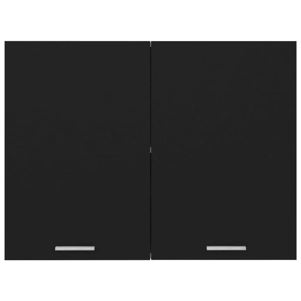 Hängeschrank Lyon Schwarz 80 cm