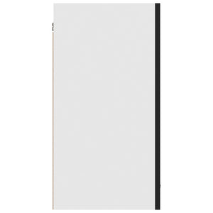 Hängeschrank Lyon Schwarz 80 cm