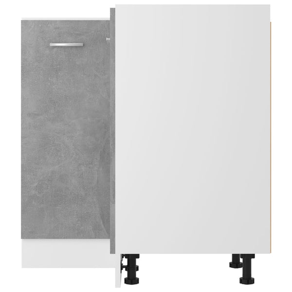 Eckunterschrank Lyon Betongrau