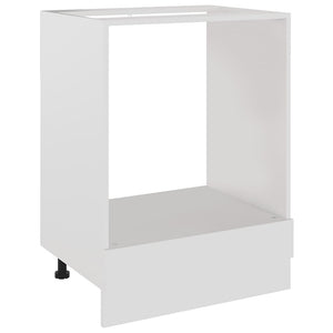 Weißer Ofenschrank Lyon 60 cm