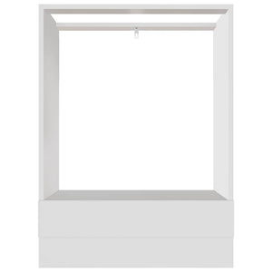 Weißer Ofenschrank Lyon 60 cm