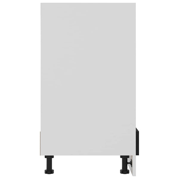 Schwarzer Herdumbauschrank Lyon 60 cm
