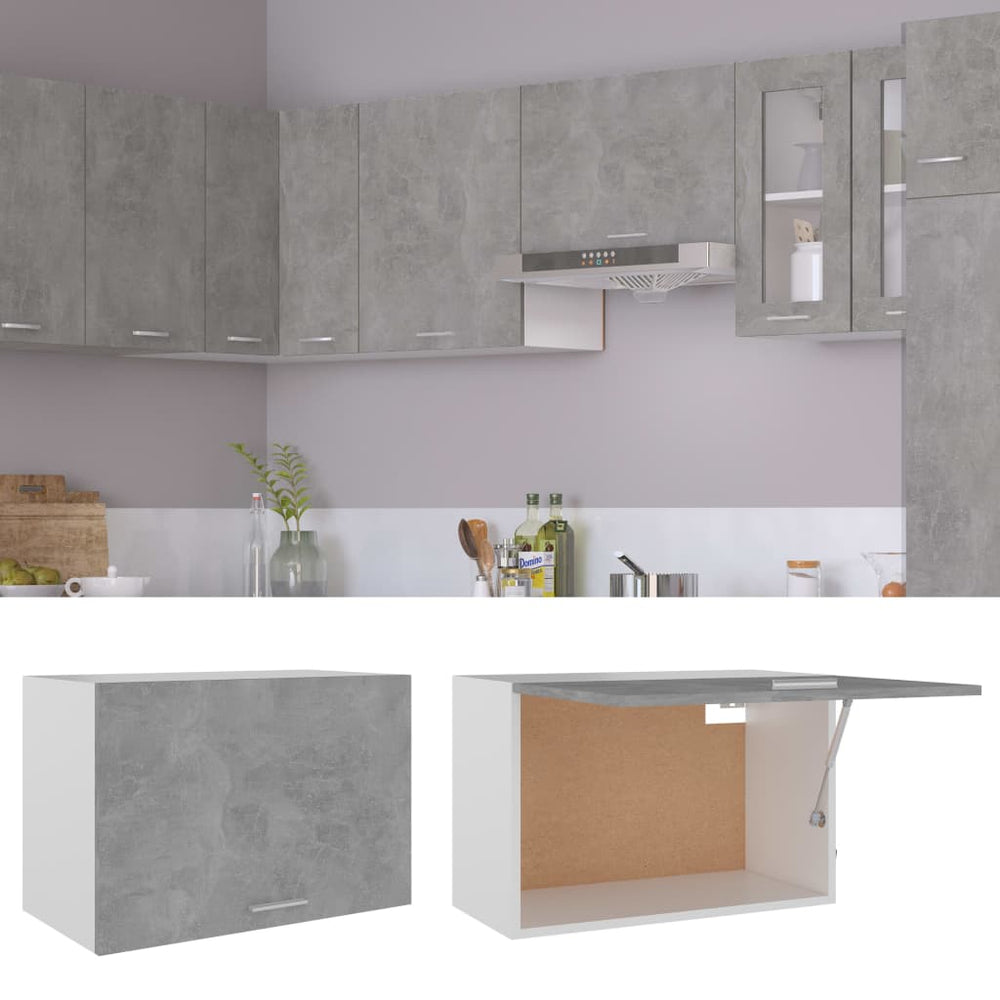 Hängeschrank Betongrau 60x31x40 cm