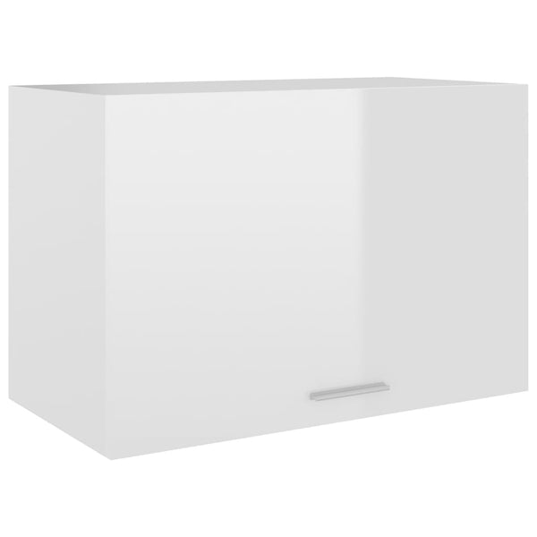 Hochglanz-Hängeschrank, Weiß, 60 cm