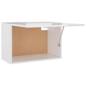 Hochglanz-Hängeschrank, Weiß, 60 cm