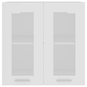 Hängeglasschrank Lyon Weiß 60 cm