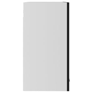 Hängeglasschrank Lyon Schwarz 60 cm