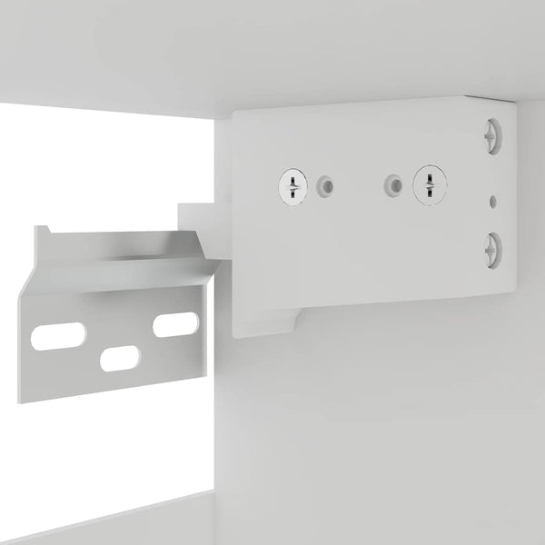 vidaXL Meuble haut vitré Lyon gris béton 60x31x60 cm Bois d'ingénierie
