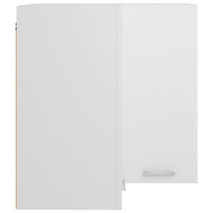 Eck-Hängeschrank Lyon Weiß 57x57x60 cm