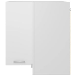 Eck-Hängeschrank Lyon Weiß 57x57x60 cm