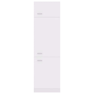 vidaXL Meuble bas pour réfrigérateur Lyon blanc 60x57x207 cm Aggloméré