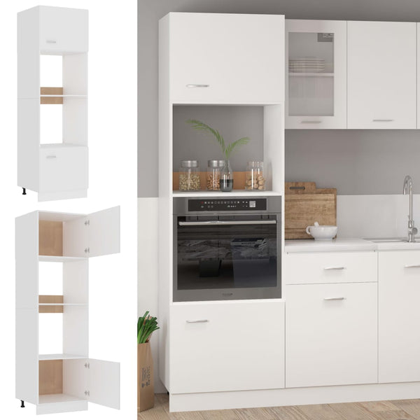 Mikrowellen-Umbau Schrank Lyon Weiß