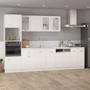 Mikrowellen-Umbau Schrank Lyon Weiß