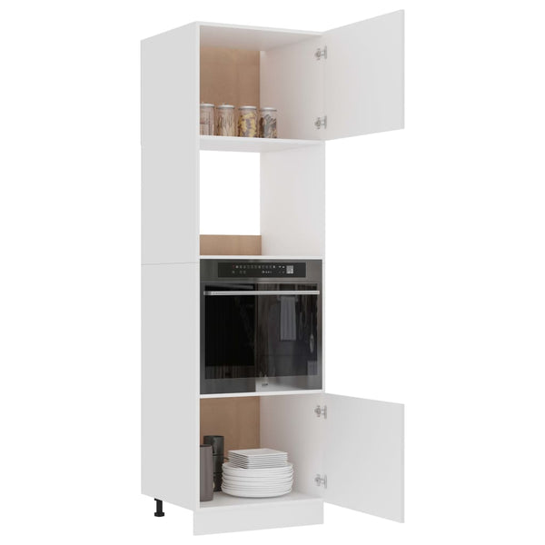 Mikrowellen-Umbau Schrank Lyon Weiß