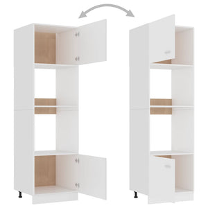 Mikrowellen-Umbau Schrank Lyon Weiß