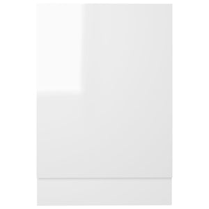 Geschirrspülerblende Hochglanz Weiß 45x67 cm