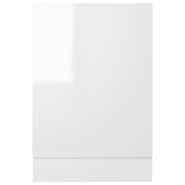 Geschirrspülerblende Hochglanz Weiß 45x67 cm
