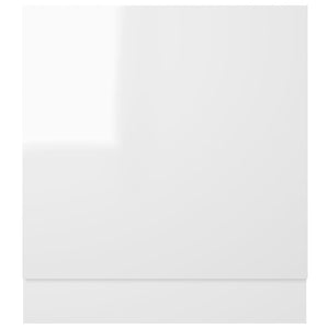 Geschirrspülerblende Weiß Hochglanz 59,5x67 cm