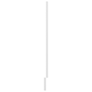 Geschirrspülerblende Weiß Hochglanz 59,5x67 cm