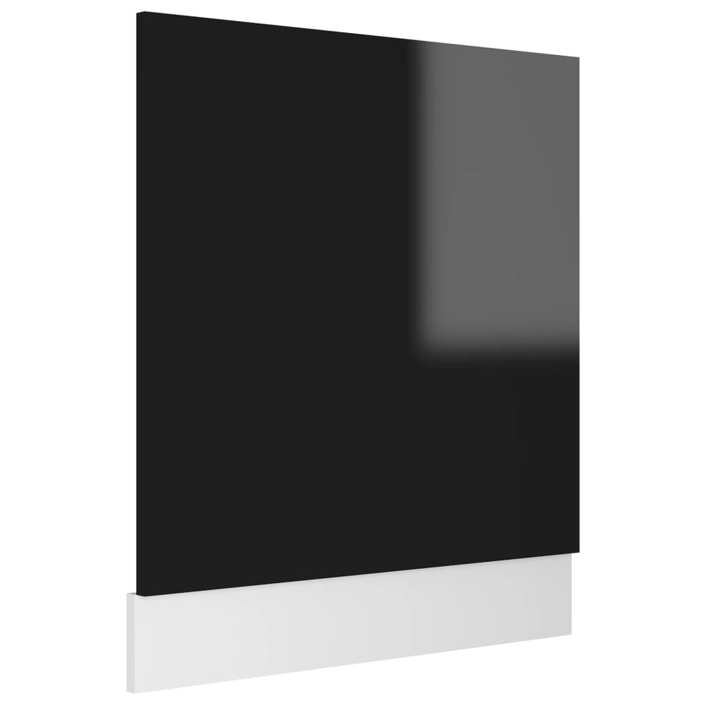 Hochglanz Schwarze Geschirrspülerblende 59,5x67 cm