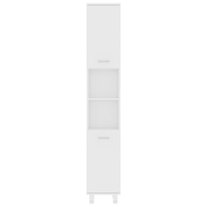 Badezimmerschrank Weiß 30x30x179 cm