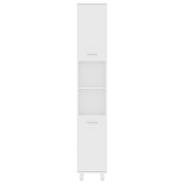 Badezimmerschrank Weiß 30x30x179 cm
