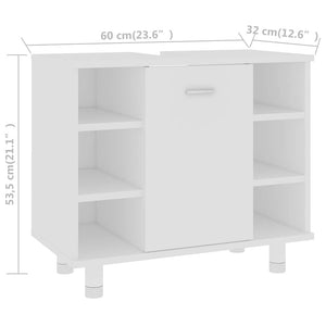 Weißer Badezimmerschrank 60 cm