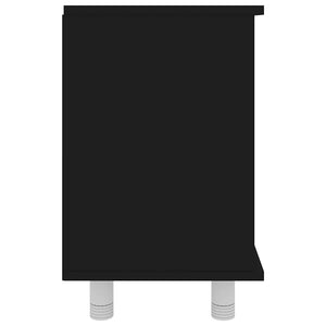 Schwarzer Badezimmerschrank 60 cm