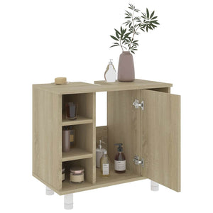 Badezimmerschrank Sonoma Eiche 60 cm
