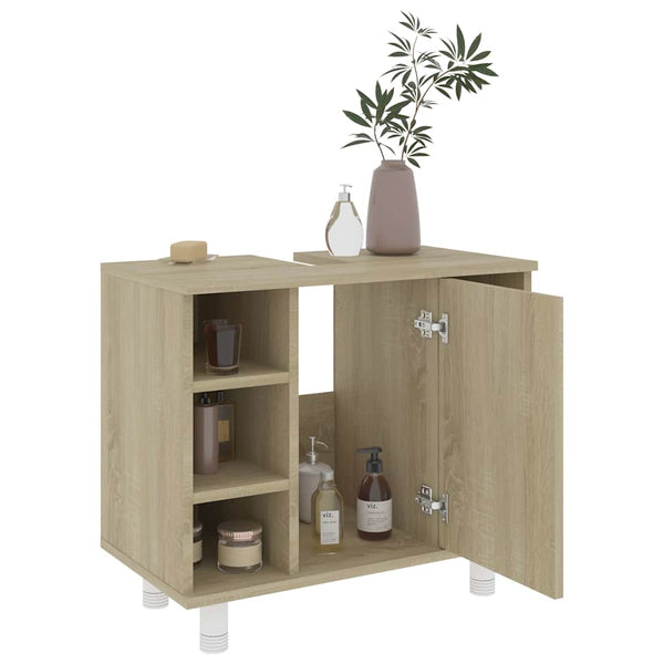 Badezimmerschrank Sonoma Eiche 60 cm