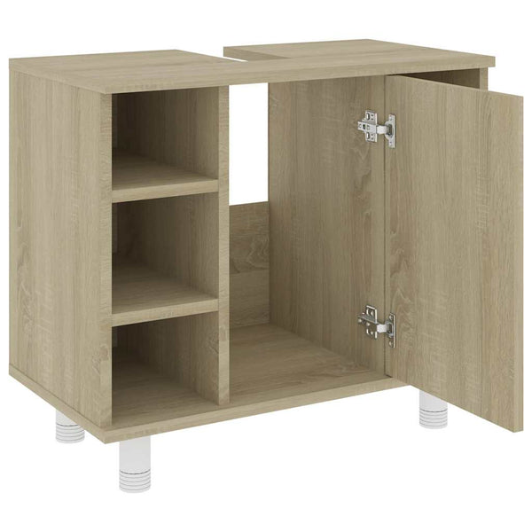 Badezimmerschrank Sonoma Eiche 60 cm