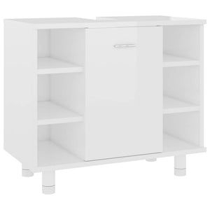 Hochglanz Badezimmerschrank Weiß 60cm