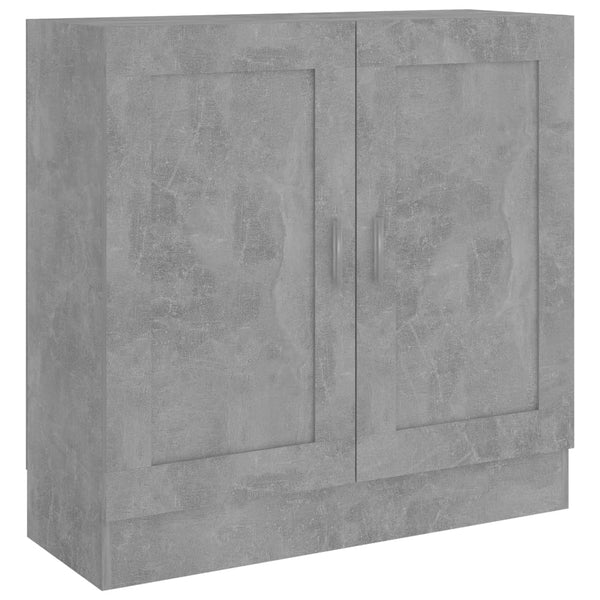 Bücherschrank Betongrau 82,5 cm