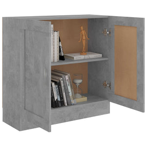 Bücherschrank Betongrau 82,5 cm
