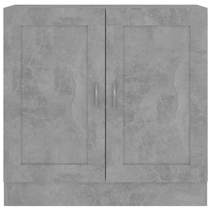 Bücherschrank Betongrau 82,5 cm