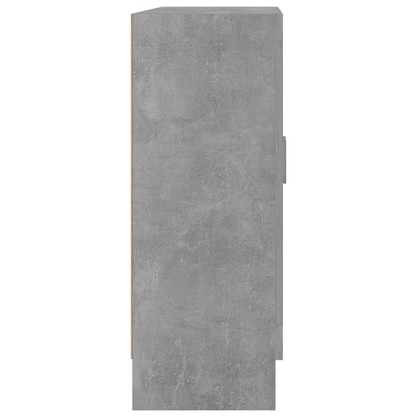 Bücherschrank Betongrau 82,5 cm