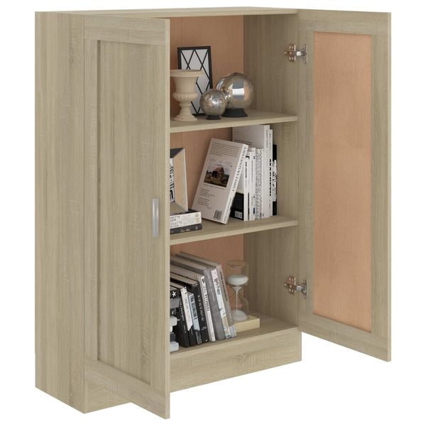 Bücherschrank Sonoma Eiche 82,5x30,5x115 cm