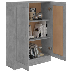 Bücherschrank Betongrau 82,5x115 cm