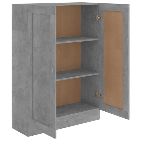 Bücherschrank Betongrau 82,5x115 cm