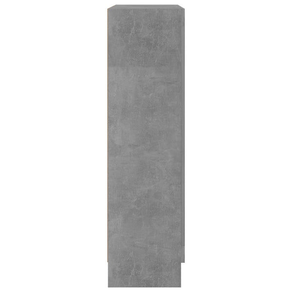 Bücherschrank Betongrau 82,5x115 cm